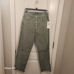 7 for All Mank Kind Button Fly Jeans. NWT. Size 28